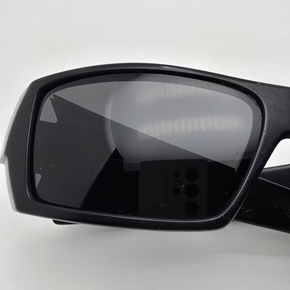 Oakley 03-473 Gascan Matte Black Frame Grey Lens Special Issue Sunglasses 60mm - Picture 14 of 14